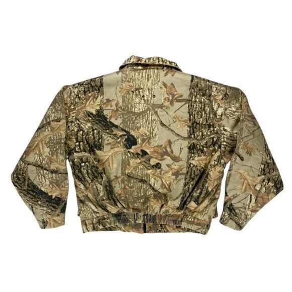 Northwest Territory Parka Jacket Mens Sz L Brown Camo Vintage Hunting Insulated - Picture 7 of 16